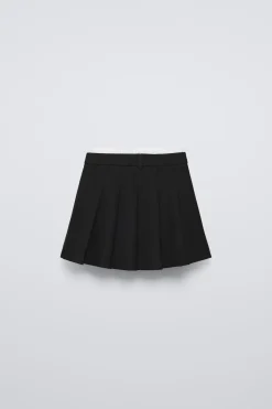 Niños ZARA 6 - 14 Años·Faldas / Bermudas<FALDA TABLAS DOBLE CINTURILLA