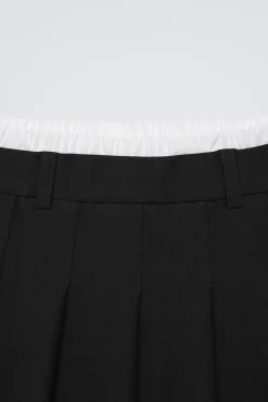 Niños ZARA 6 - 14 Años·Faldas / Bermudas<FALDA TABLAS DOBLE CINTURILLA