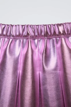 Niños ZARA 1½ - 6 Años·Faldas / Bermudas<FALDA TABLAS EFECTO PIEL METALIZADA