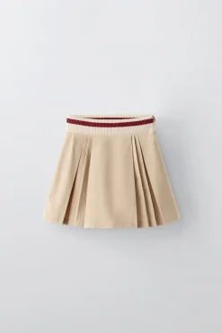 Niños ZARA 6 - 14 Años·Faldas / Bermudas|6 - 14 Años·Total Look<FALDA TABLAS RIB