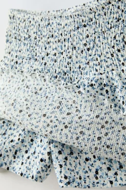 Niños ZARA 6 - 14 Años·Faldas / Bermudas<FALDA TEXTURA FLORES