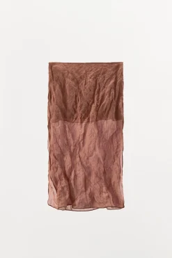 Online FALDA TEXTURA HILO METALIZADO ABERTURAS Mujer Faldas / Shorts