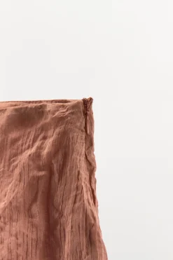 Online FALDA TEXTURA HILO METALIZADO ABERTURAS Mujer Faldas / Shorts