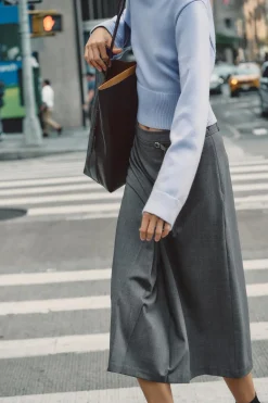 Fashion FALDA TUBO CINTURÓN Mujer Faldas / Shorts