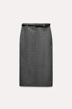 Sale FALDA TUBO CINTURÓN ZW COLLECTION Mujer Faldas / Shorts