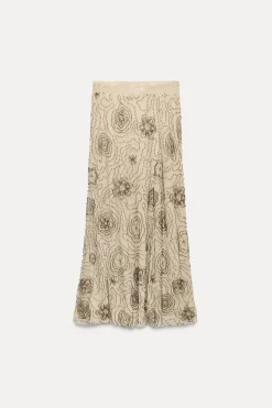 Fashion FALDA TUL ABALORIOS Mujer Faldas / Shorts