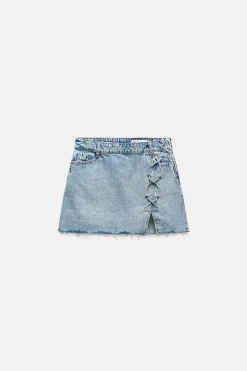 Best FALDA Z1975 DENIM CORDÓN Mujer Faldas / Shorts