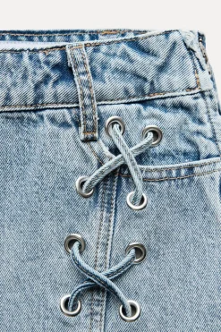 Best FALDA Z1975 DENIM CORDÓN Mujer Faldas / Shorts