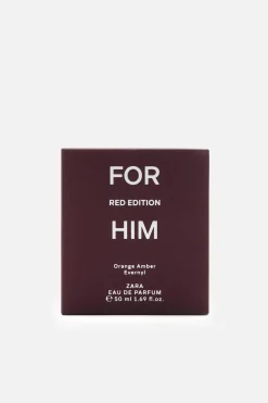 Clearance FOR HIM RED EDITION EDP 50ML (1.69 FL. OZ) Hombre Perfumes