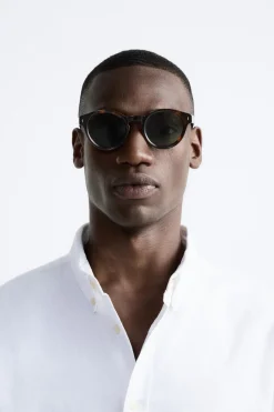 New GAFAS DE SOL EFECTO CAREY Hombre Accesorios