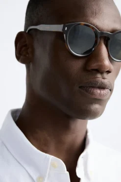 New GAFAS DE SOL EFECTO CAREY Hombre Accesorios