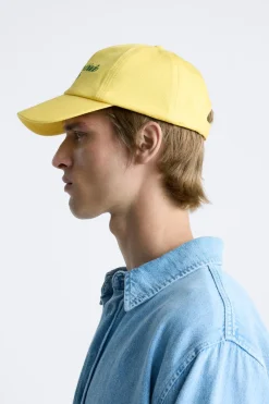 Sale GORRA BORDADO CONTRASTE Hombre Accesorios