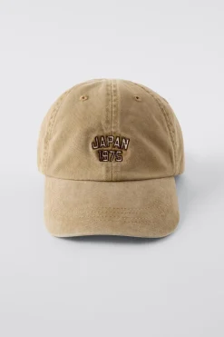 Niños ZARA 1½ - 6 Años·Accesorios|6 - 14 Años·Accesorios<GORRA BORDADO LAVADA