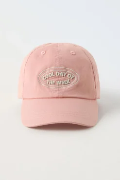 Niños ZARA 1½ - 6 Años·Accesorios|6 - 14 Años·Accesorios<GORRA BORDADO TEXTO
