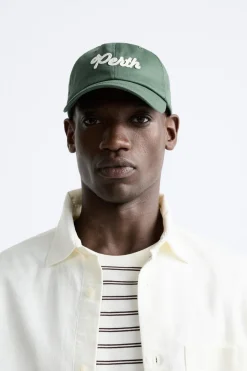 Best GORRA PARCHE TEXTO Hombre Accesorios