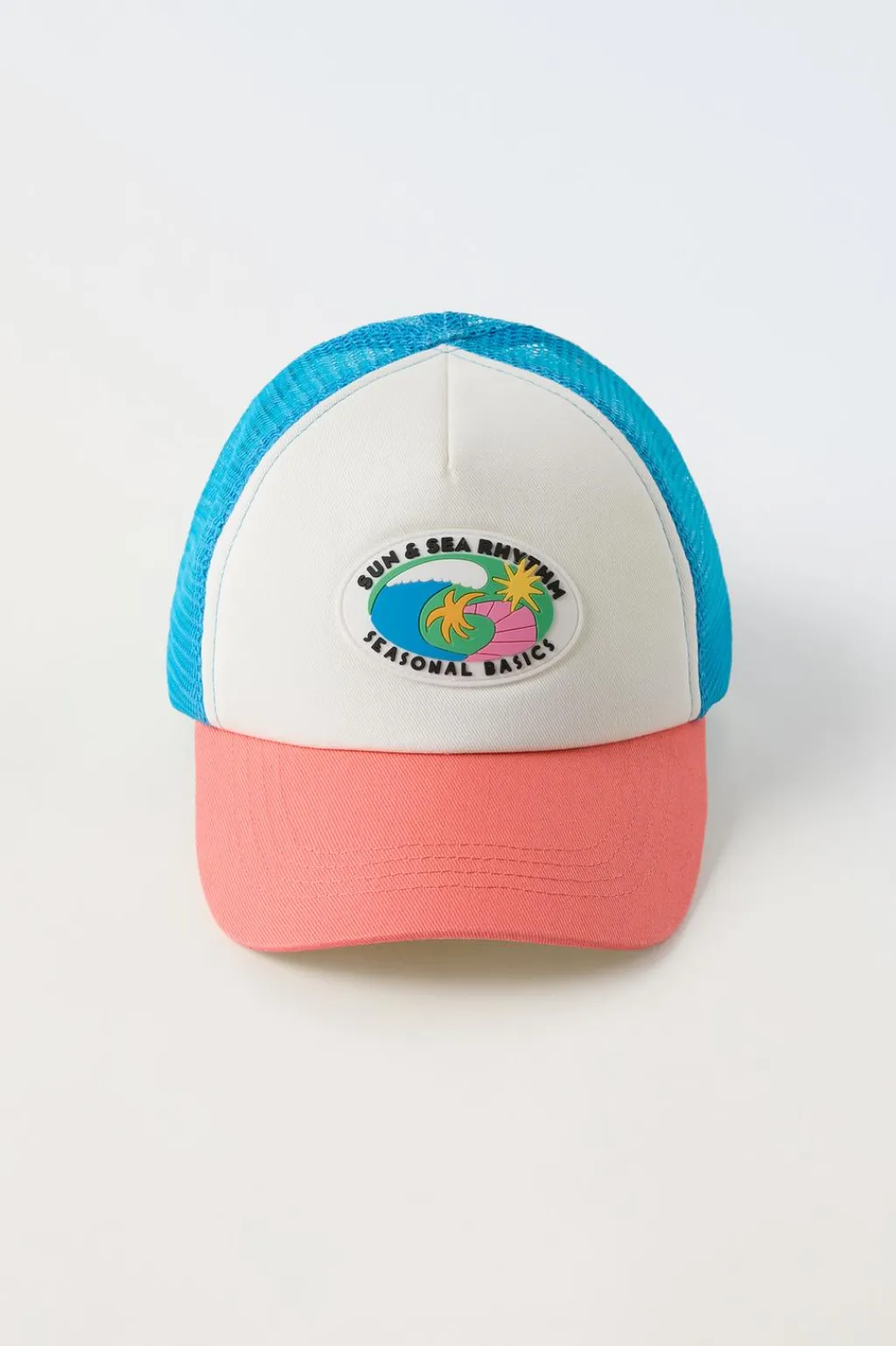 Niños ZARA 1½ - 6 Años·Accesorios|6 - 14 Años·Accesorios<GORRA REJILLA ETIQUETA ENGOMADA