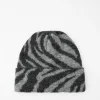 Sale GORRO BEANIE PUNTO ESTAMPADO ANIMAL Mujer Accesorios / Bisuteria