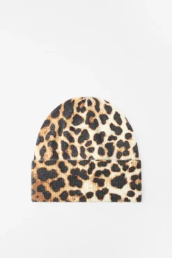 Sale GORRO BEANIE PUNTO FINO ESTAMPADO ANIMAL Mujer Accesorios / Bisuteria