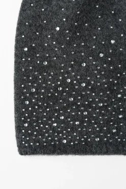 Outlet GORRO BEANIE PUNTO STRASS Mujer Accesorios / Bisuteria
