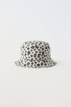 Niños ZARA 1½ - 6 Años·Accesorios|6 - 14 Años·Accesorios<GORRO BOB ANIMAL PRINT
