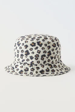 Niños ZARA 1½ - 6 Años·Accesorios|6 - 14 Años·Accesorios<GORRO BOB ANIMAL PRINT