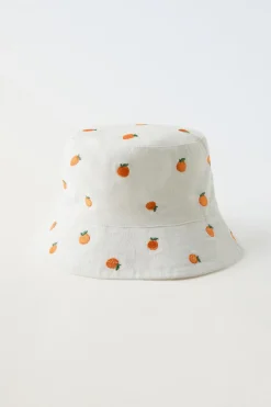 Niños ZARA 1½ - 6 Años·Accesorios|6 - 14 Años·Accesorios<GORRO BOB BORDADOS FRUTAS