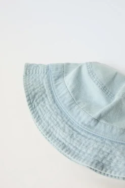 Niños ZARA 1½ - 6 Años·Accesorios|6 - 14 Años·Accesorios<GORRO BOB DENIM LAVADO