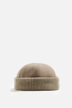 Outlet GORRO CORTO COMBINADO Hombre Accesorios