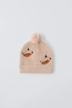 Niños ZARA 1½ - 6 Años·Accesorios|1½ - 6 Años·Accesorios<GORRO EFECTO PELO ZORRITOS