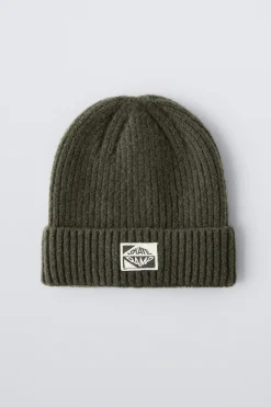 Niños ZARA 1½ - 6 Años·Accesorios|6 - 14 Años·Accesorios<GORRO PUNTO ETIQUETA