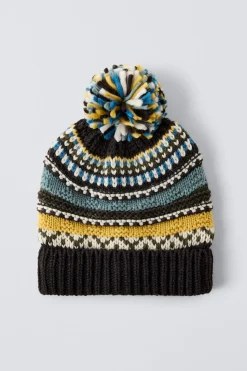 Niños ZARA 1½ - 6 Años·Accesorios|6 - 14 Años·Accesorios<GORRO PUNTO JACQUARD POMPÓN