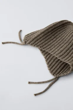Niños ZARA 1½ - 6 Años·Accesorios|1½ - 6 Años·Accesorios<GORRO PUNTO OREJERAS