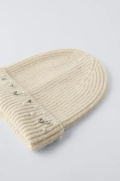 Niños ZARA 6 - 14 Años·Accesorios|Accesorios / Zapatos / 0 - 14 Años<GORRO PUNTO PERLAS