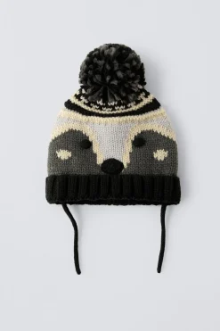 Niños ZARA 1½ - 6 Años·Accesorios|1½ - 6 Años·Accesorios<GORRO PUNTO ZORRITO