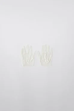 Niños ZARA 6 - 14 Años·Accesorios|Accesorios / Zapatos / 0 - 14 Años<GUANTE TUL DISFRAZ PRINCESA ESQUELETO