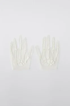 Niños ZARA 6 - 14 Años·Accesorios|Accesorios / Zapatos / 0 - 14 Años<GUANTE TUL DISFRAZ PRINCESA ESQUELETO