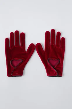 Niños ZARA 6 - 14 Años·Accesorios|Accesorios / Zapatos / 0 - 14 Años<GUANTES DISFRAZ REINA DE CORAZONES