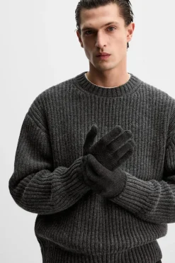 Fashion GUANTES PUNTO LANA Hombre Accesorios