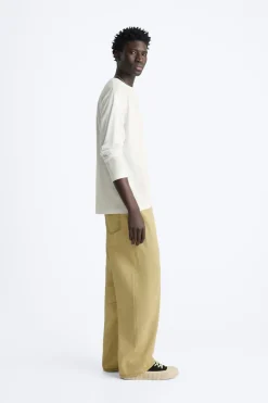 Outlet JEANS BAGGY FIT EFECTO ENCERADO Hombre Jeans