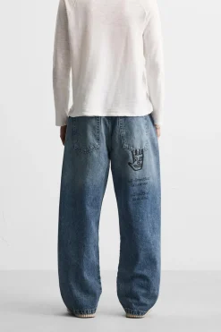 Sale JEANS BAGGY FIT ESTAMPADOS X ALL CAPS STUDIO Hombre Jeans