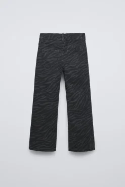 Niños ZARA 6 - 14 Años·Pantalones|6 - 14 Años·Jeans<JEANS BOOTCUT CEBRA