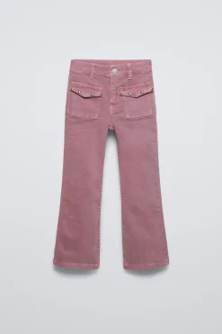 Niños ZARA 6 - 14 Años·Pantalones|6 - 14 Años·Jeans<JEANS BOOTCUT TACHAS