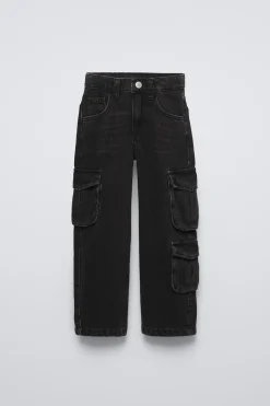 Niños ZARA 6 - 14 Años·Jeans<JEANS CARGO BOLSILLOS