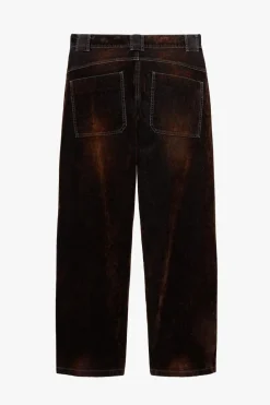 New JEANS CONTRASTE TERCIOPELO LAVADO X STEFANO PILATI Hombre Pantalones