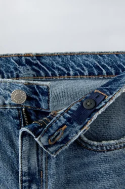 Niños ZARA 6 - 14 Años·Jeans<JEANS EXTREME WIDE FIT ROTOS