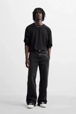 Discount JEANS FLARE FIT CREMALLERAS Hombre Jeans