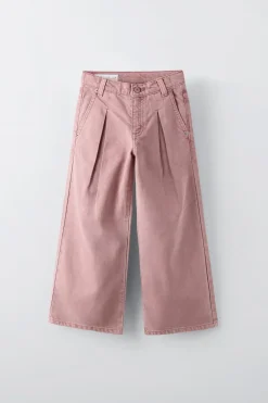Niños ZARA 6 - 14 Años·Pantalones|6 - 14 Años·Jeans<JEANS FLUIDO PINZAS
