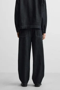 Outlet JEANS PLIEGUES CINTURÓN Hombre Jeans