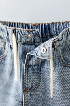 Niños ZARA 6 - 18 Meses·Pantalones / Leggings<JEANS RELAXED CORDÓN