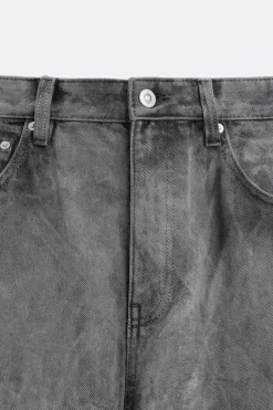 New JEANS RELAXED FIT ESTAMPADO ARRUGADO Hombre Jeans